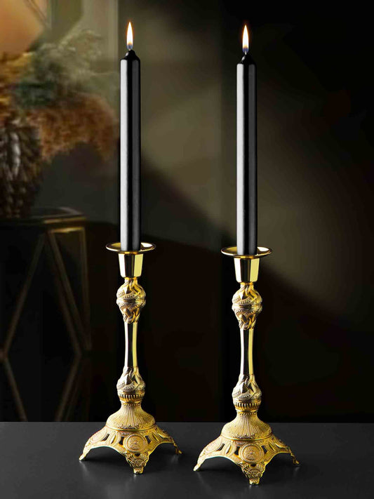 Double Candlestick Gold / Silver (Medium Size)